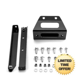 WeiSen Winch Mounting Plate Bracket Kit Compatible with 2008-2022 Polaris RZR Trail S 4 570 800