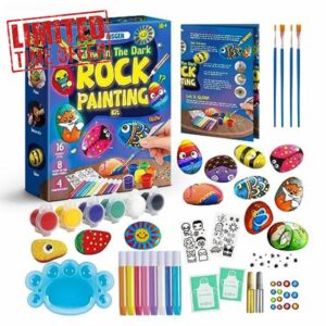 Insgen Rock Painting Kit for Kids 6-12