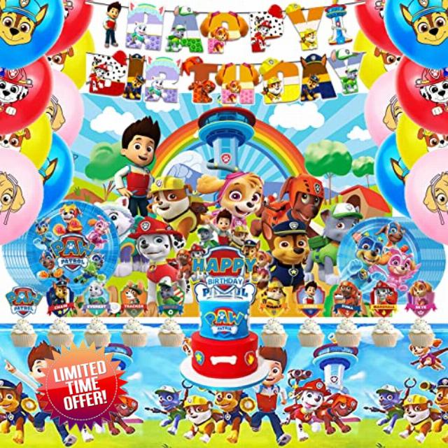 Pàw Pàtrol Party Supplies Decorations