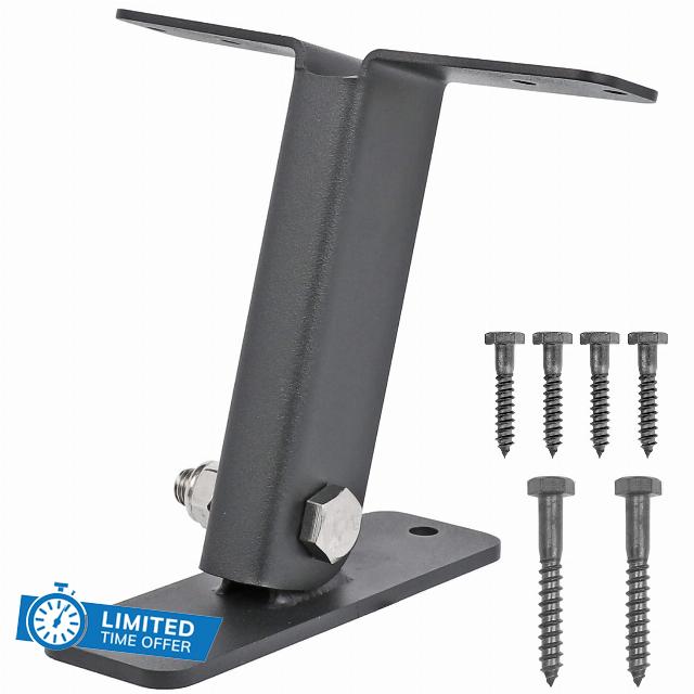 Mayset Heavy Duty Stainless Steel Pergola Roof Riser Beam Bracket (3 Pack)