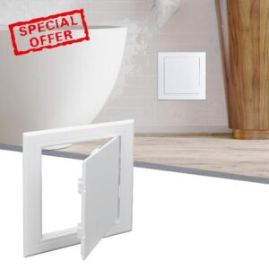 Flamorrow White Plastic Access Panel for Drywall