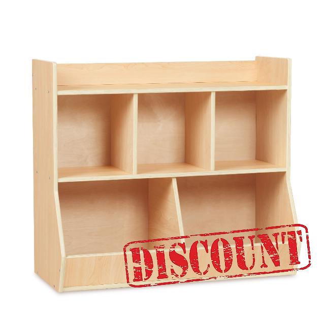 OOOK 5-Section Toy Shelf