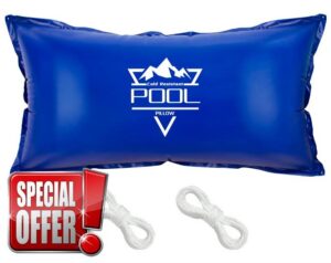 Pool Pillows for Above Ground Pools 4'x8' Winter Pool Cover Air Pillow Heavy-Duty Cold-Resistant Ice Equalizer Swimming Pool Balloon Pillow Winter Closing Kit Winterizer Inflatable Bubble Winterizing