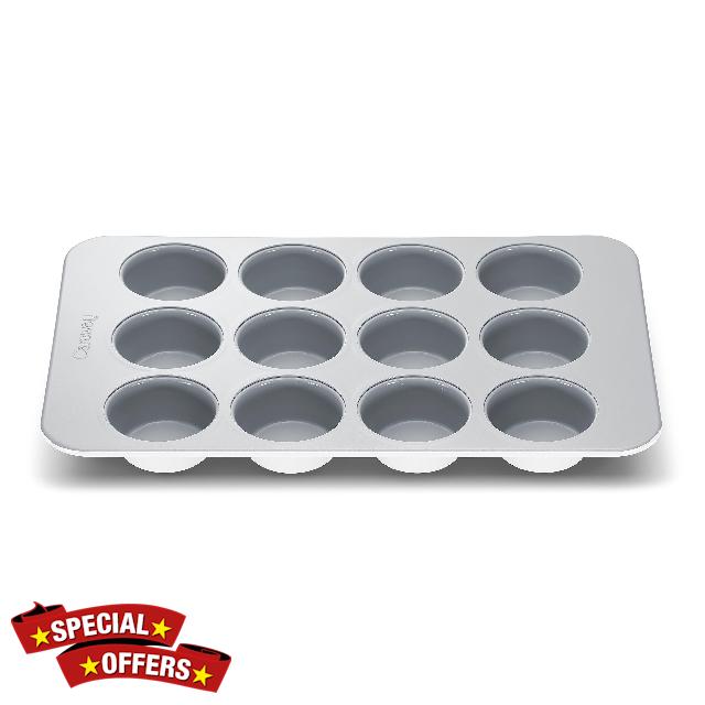Caraway Non-Stick Ceramic 12-Cup Muffin Pan - Naturally Slick Ceramic Coating - Non-Toxic