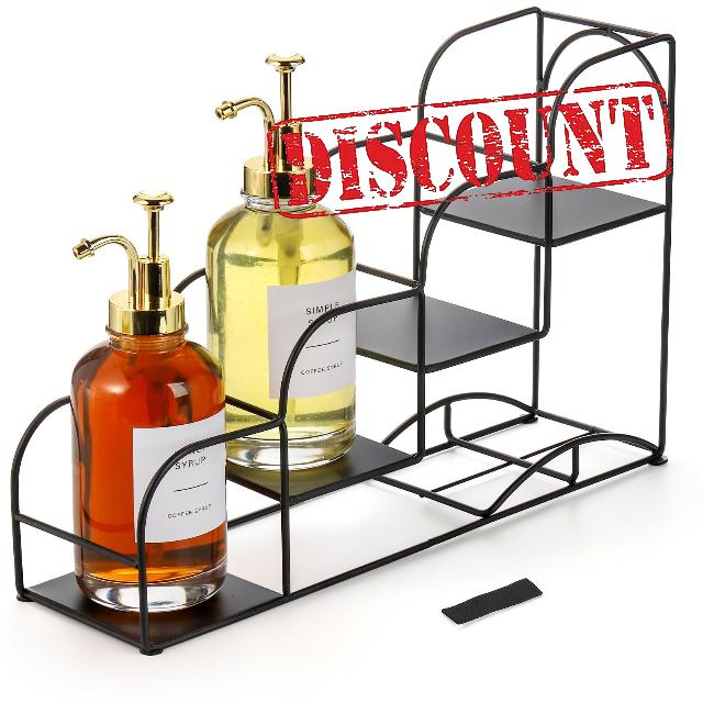Noamus 4-Tier Syrup Bottle Holder