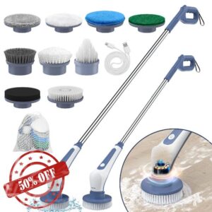 Gelpruy Electric Spin Scrubber (Blue Grey)