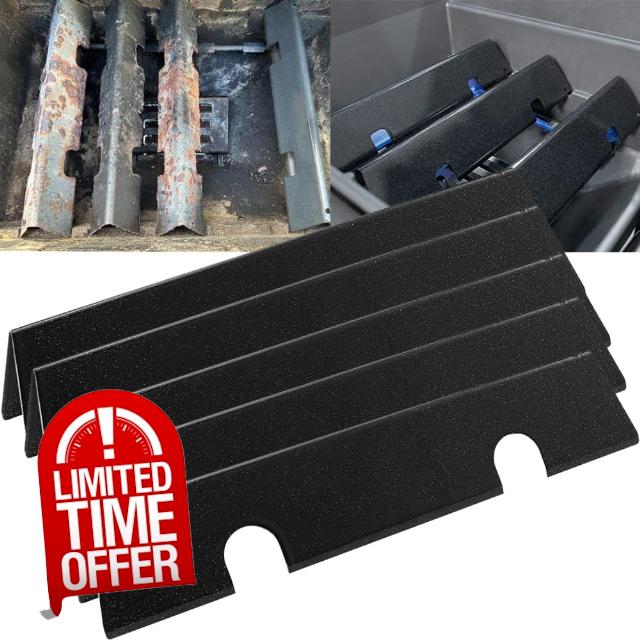 7636 Upgraded 15.3-Inch Flavorizer Bars for Weber Spirit II E310 Spirit 300 310 Series Grills w/Front-Control 16GA Thick Porcelain Steel Heat Plate Replacement Part (Top Porcelain-7636 II 5pack)