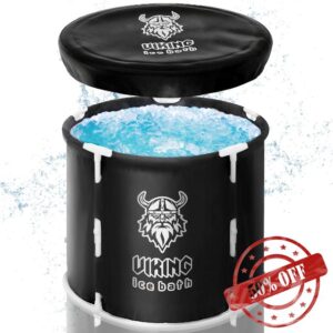 Viking Ice Bath Tub for Athletes with lid