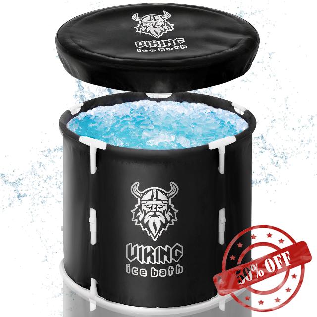 Viking Ice Bath Tub for Athletes with lid