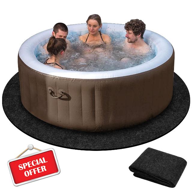 90 Inch Dia Round Hot Tub Mat