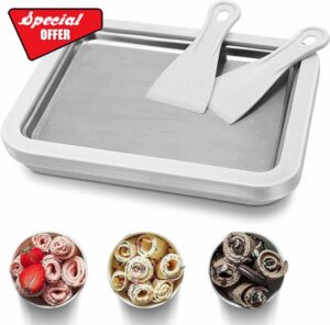 Roller Ice Cream Maker - Stainless Steel - Family Size