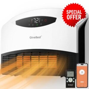 GiveBest Electric Wall Heater with WiFi and Remote Control