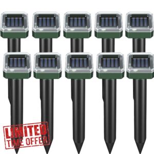 Mole Repellent in Lawn Snake Repellent Solar Powered 10 Pack