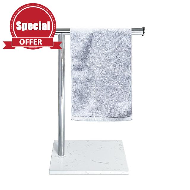 Chihod Hand Towel Holder Stand with Marble Base