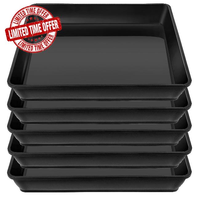 LWALRS 5Pack Plant Saucer Square 12inch