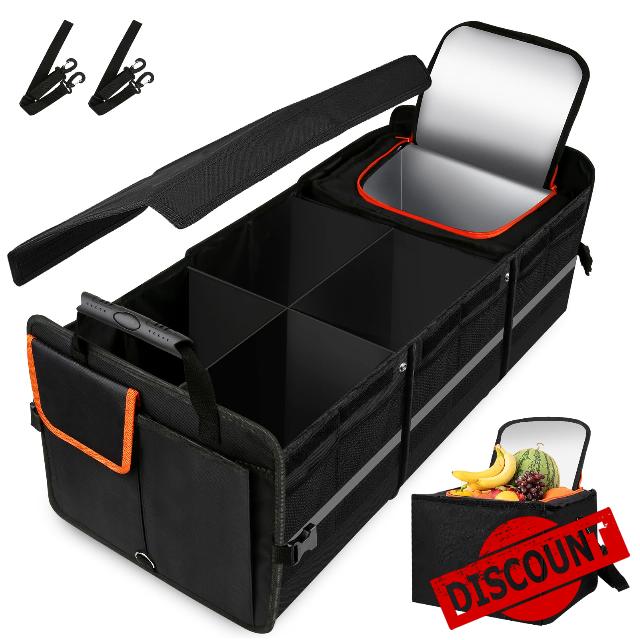 TrendySupply Trunk Organizer with Extra Insulated Bag