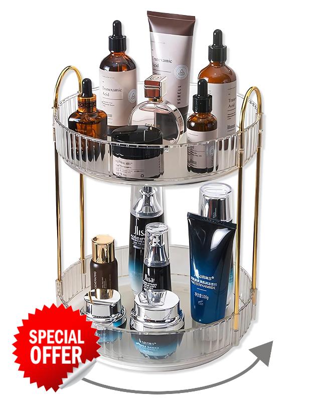Asayuee 360 Rotating Makeup Organizer