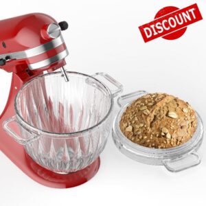 Bread Bowl with Baking Lid for KitchenAid Stand Mixer