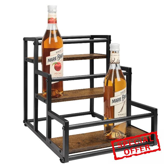 Homode Coffee Syrup Rack Organizer