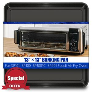 13" &times; 13" Professional Baking Sheet，Air Fryer Accessories，Replacement Baking Pan for Ninja SP100