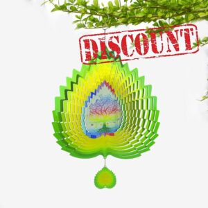12 Inch 3D Stainless Steel Wind Spinners