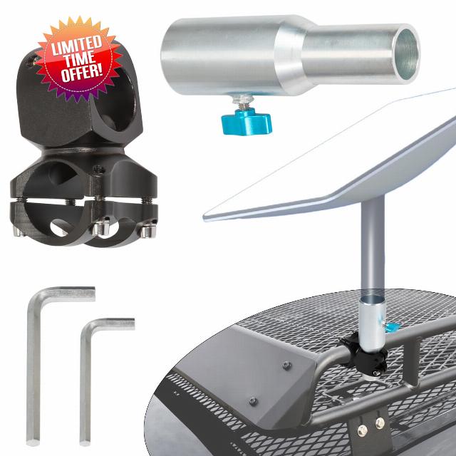 Starlink Mount with Pipe Adapter for RV
