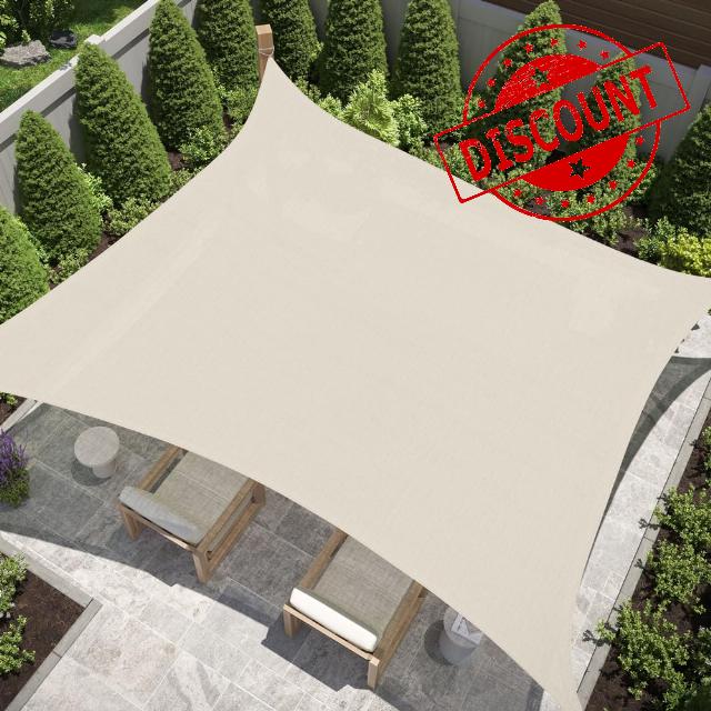 Gorilla Grip Heavy Duty Sun Shade UV Fade Tear Rust Resistant Canopy