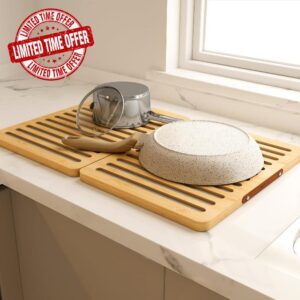Wealone Stone Dish Drying Mat for Kitchen Counter