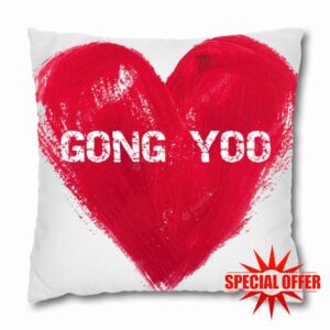 I Love Gong Yoo Decorative Pillow Cushion Funny Cushion 40 x 40 cm