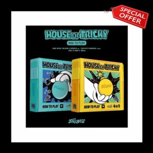 xikers HOUSE OF TRICKY: HOW TO PLAY 2nd Mini Album CD+Folded poster on pack+Photobook+Postcard+Moving photo+Wide polaroid+Photocard+Tutorial book+Magnetic coin+Tracking Sealed (HIKER Version)