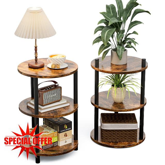 Frylr Round Side Table Set of 2