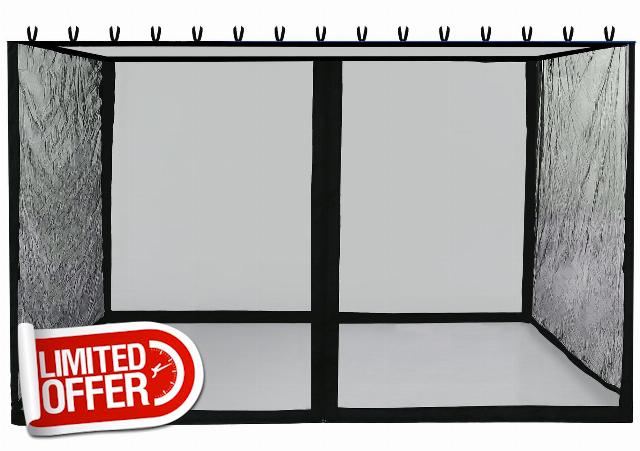 Seogwisam Mosquito Netting for 10'x10' Pop up Canopy Tent or Gazebo