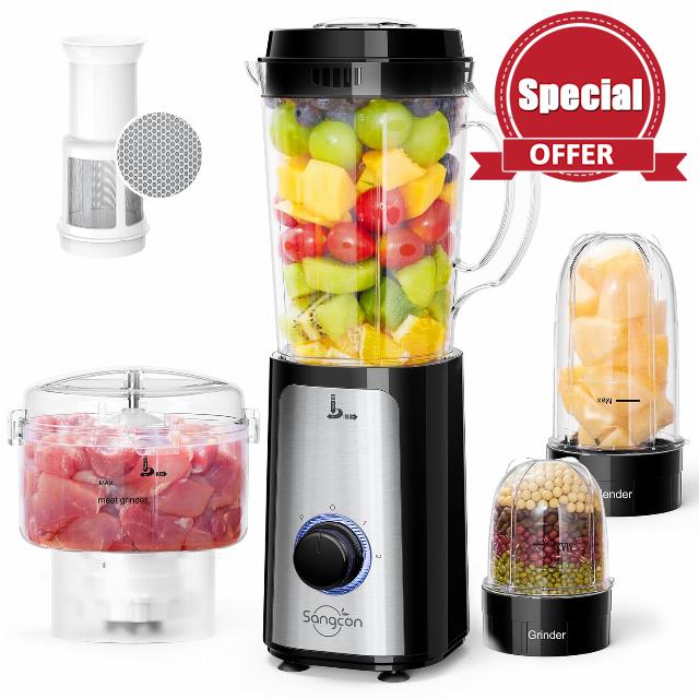 Sangcon 5 in 1 Blender and Food Processor Combo for Kitchen