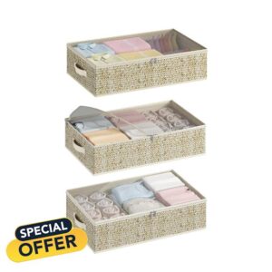 GILLAS 3 Packs Clothes Organizer with Sock Organizer