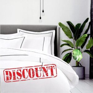 BEDLAM King/California King Size Duvet Cover Set - 3pcs 100% Cotton Duvet Cover