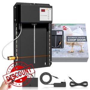 Automatic Chicken Coop Door Opener (Non-Battery Powered) with Timer