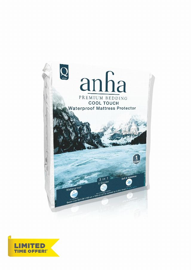 3D Air Cooling Waterproof Mattress Protector (Twin XL)