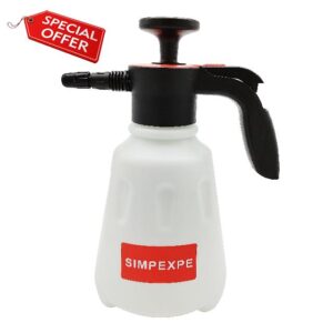 SIMPEXPE Handheld Garden Pump Sprayer， Lawn & Garden Pressure Water Spray Bottle with Adjustable Plastic Nozzle for Plants and Other Cleaning Solutions 0.5 Gal 2L