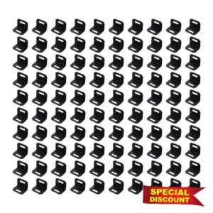 KUMGROT 100 PCS Tie Down Edge Protectors Flatbed Corner Protector Plastic Corner Protectors to Protect Cargo Strapping Load