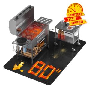 Extra Large 80x48 inch Grill Mat for Outdoor Under BBQ