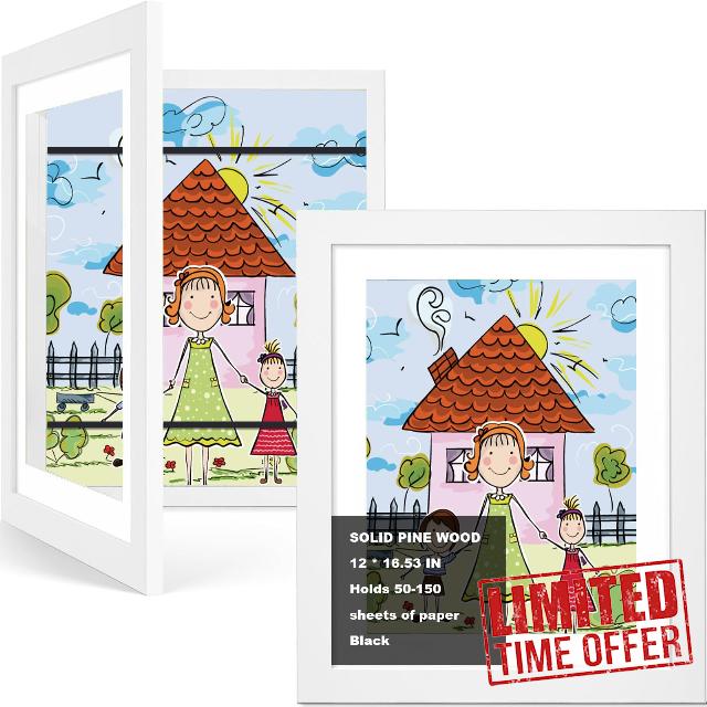 GHEZZI 11.8x16.7 Kids Art Frame
