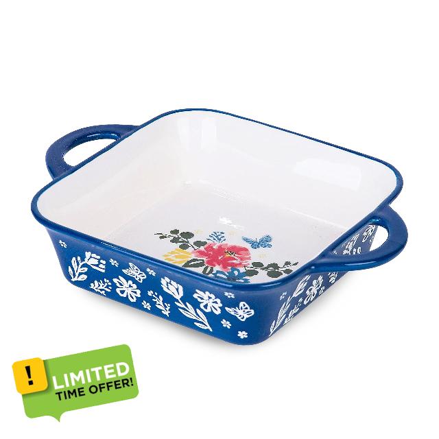 Wisenvoy 8x8 Baking Pan Brownie Pan Casserole Dish Ceramic Baking Dish Casserole Dishes For Oven Square Baking Pan