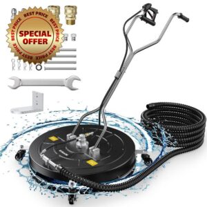 EVEAGE 24" Pressure Washer Surface Cleaner with Water Recovery System