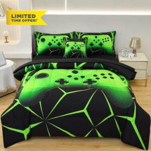 ASKOTU 4 Pcs Gaming Comforter Sets for Boys
