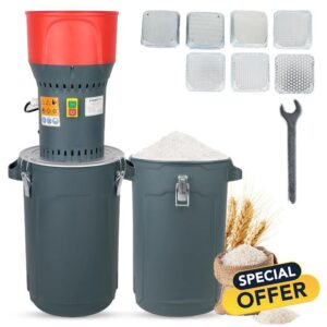 DETODDA 6.6 Gallons Grain Mill Grinder Electric