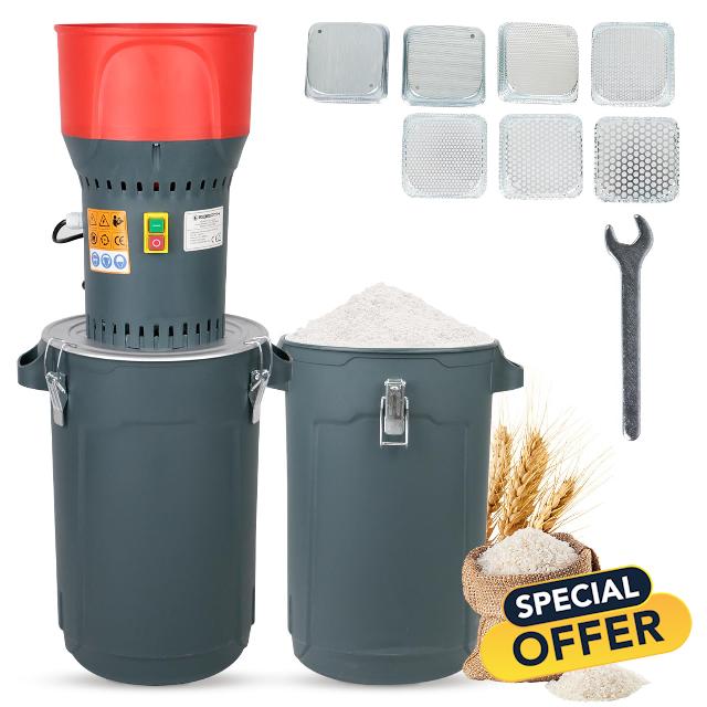 DETODDA 6.6 Gallons Grain Mill Grinder Electric