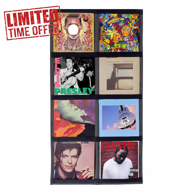 Record Roots Vinyl Record Wall Mount Display Frame | Damage-free | Combine frames to build your wall of sound!