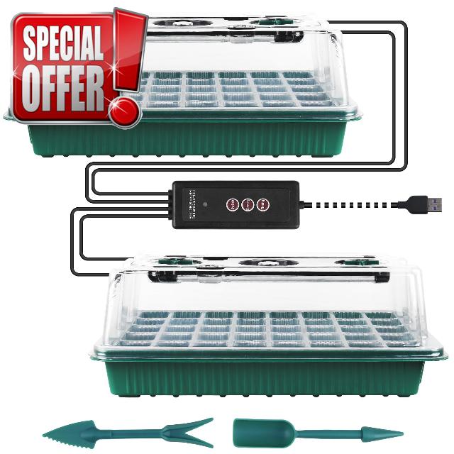 Sondiko Seed Starter Tray with Grow Light