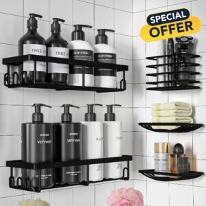 Sakugi Shower Caddy 5 Pieces - Stainless Steel Shower Organizer