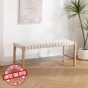 Janoray Solid Wood Bench
